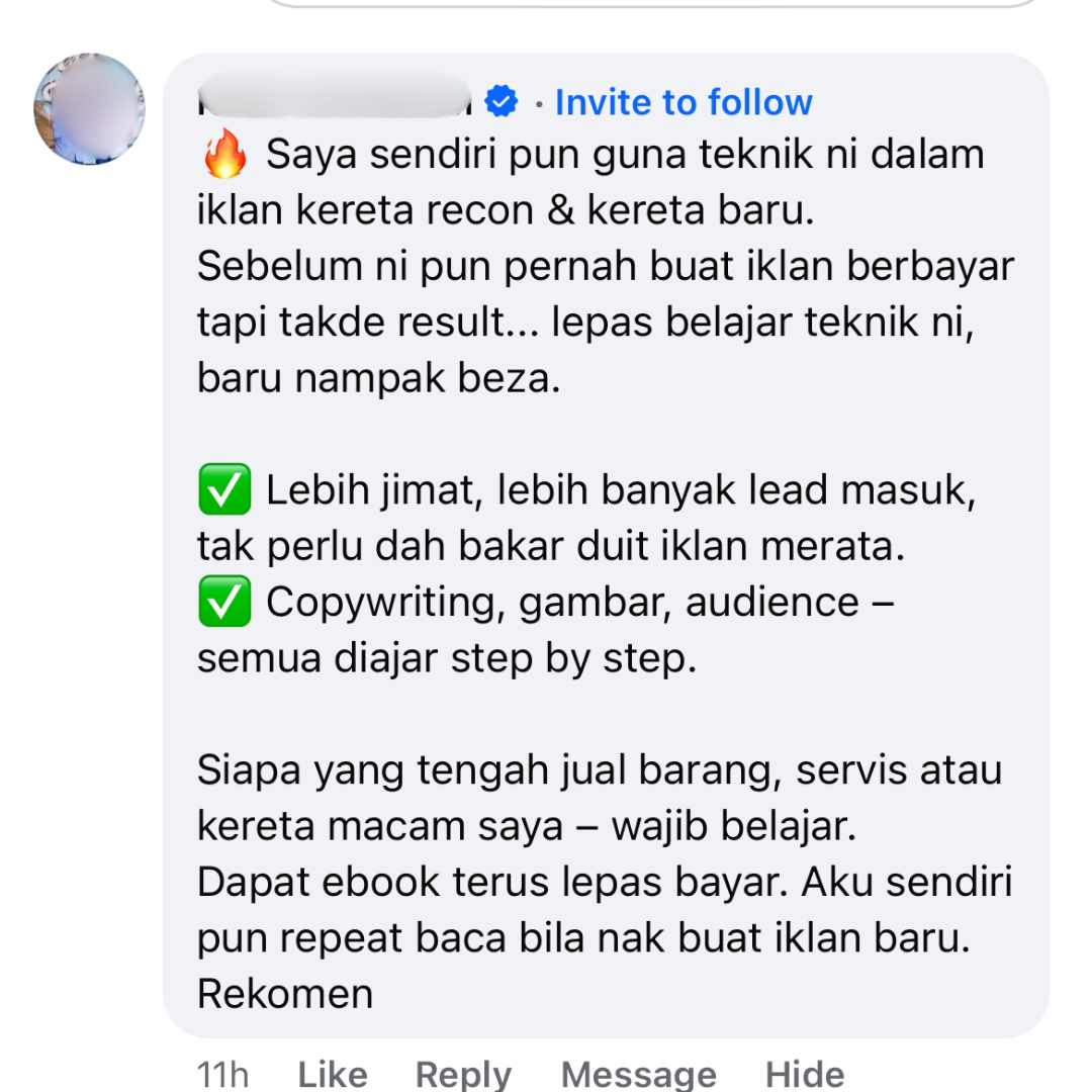 Testimoni pelajar 5